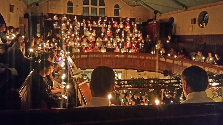 SBC Christmas candlelight service 2015